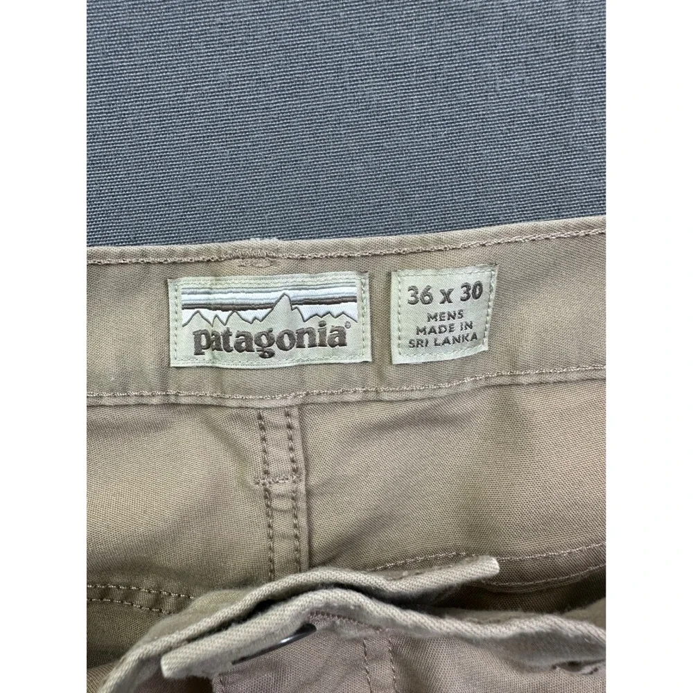Patagonia Ironclad Performance Straight Leg Pants Men's 36x30 Tan Khaki Workwear